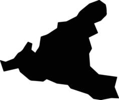 Doutor Ulysses Brazil silhouette map vector