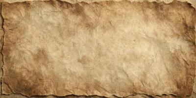 Old vintage parchment paper texture background photo
