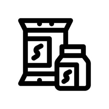 energy food line icon. Clean and minimalist icon for websites, mobile apps, presentations, and logos. Fully scalable and customizable for any project. vector