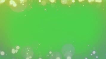 Sparkle effect Green screen overlay video