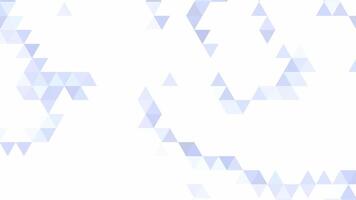 Seamless looping white and blue mosaic business background dynamic corporate animation video