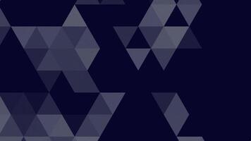 Dark blue grainy noise textured mosaic technology background seamless animation loop video