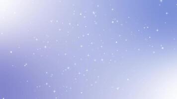 White and light blue sparkling stars soft smooth ambient magical floating particles pastel animation background, elegant festive backdrop video