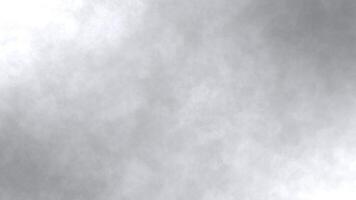 White and grey slow smooth texture animation, abstract smoke or cloud background video
