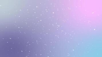 Pastel floating bubbles, magical star dust sparkle animation background video