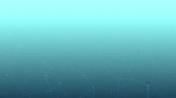 ligero azul resumen flotante conexión web poligonal geométrico conexión red línea formas movimiento gráfico antecedentes animación video
