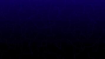 Dark black and blue connection plexus animation background, network web motion graphic video