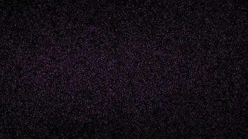 Abstract particle wave organization from chaos to order animation loop, black background motion graphics video