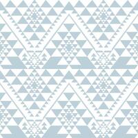 Modern blue color aztec geometric pattern. Aztec southwestern geometric shape seamless pattern. Ethnic geometric pattern use for fabric, textile, home decoration elements, upholstery, etc. vector