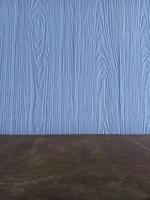 The surface has a blue wood pattern that imitates nature. photo