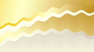 Luxury wave gold gradient background animation video