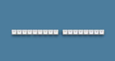 Practical problems text on a 3d keyboard button with shadow concept series photo