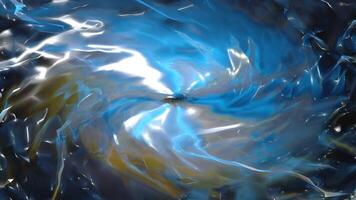 Blue Wavy Background Animation With Glowing Lights video