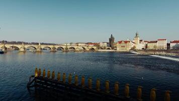 Sunny Day In Prague During Morning video