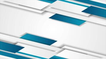Bright tech geometric abstract design video