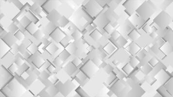 Abstract grey squares technology design video