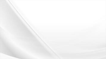 Abstract grey white blurred waves video