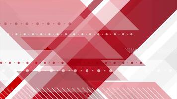 Red grey abstract tech minimal design video