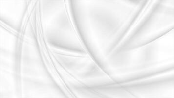 Grey abstract smooth blurred waves video