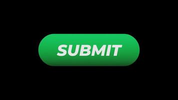 Animation of a Green Submit Button Being Pressed video