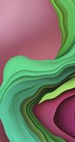 Abstract background with colorful paper waves video