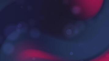 Blue and red blurred waves with glowing circles an abstract background suitable for technology or futuristic design projects video
