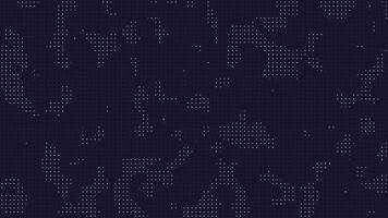 Minimalist dark purple background featuring scattered white dotted elements Ideal for tech futuristic designs holiday decor branding posters or web design templates Modern and sleek video