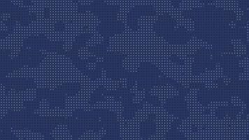 Repeating pattern of small white and black dots on blue Suitable for backgrounds textiles wallpaper and digital designs video