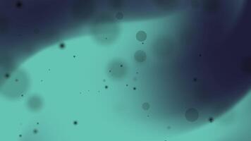 abstract background featuring teal and dark blue gradients with soft round shapes and subtle floating dots Perfect for presentations digital artwork invitations or futuristic event designs video