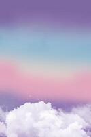Rainbow and cloud blurred Color Wave. Fluid gradient background. Abstract liquid colorful shapes. Futuristic design wallpaper for banner photo