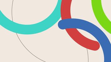 Flat Spline Background 01 video