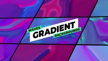 ondas gradiente fundos motion_graphic