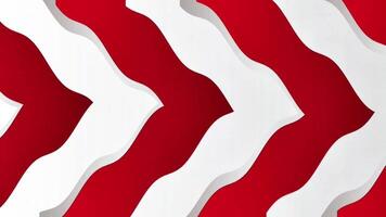 Animated abstract red arrow lines background, Red arrow line animation on white background video