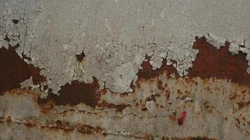 Rusty metal, Grunge metal background, Texture scratches and cracks, Iron surface full area. photo
