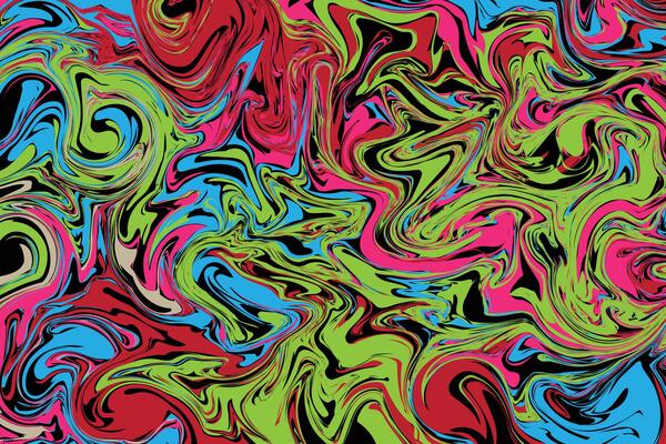 Colorful oil liquid spill abstract background