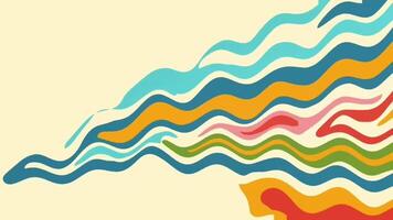 Background animation of colorful liquid abstract shapes video