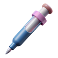 inspireorganic Insulin pen, pre-fillewith insulin, needle attached, studio lighting, front view, isolateon transparent background,high-resolution product photography elite png