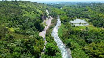 Aerial View of Pance, Cali, Journey to Farallones de Cali and Natural Reserves in the Colombian Andes video