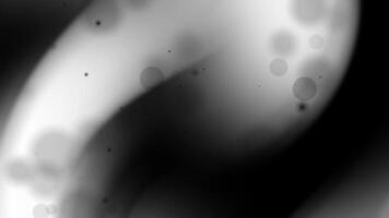 Monochrome abstract gradient design with blurred circles and soft transitions suitable for background video