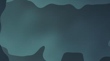 Minimalist abstract blue background featuring wavy shapes and smooth gradients suitable for background video