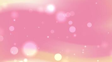 Pink and peach gradient background with blurred circles and sparkles Perfect for feminine designs social media posts or greeting cards video