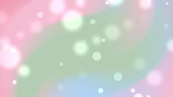 Pastel pink and green bokeh lights blur background suitable for spring or feminine designs greeting cards and social media posts video