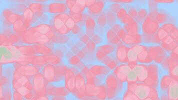 Unique abstract design featuring soft pink and blue shapes blending seamlessly suitable for background video