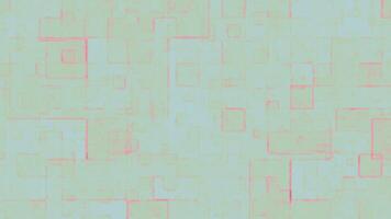 Delicate geometric design with overlapping pastel squares and subtle textures suitable for background video