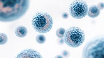 Cells showcasing the potential of rejuvenation are examined, highlighting metallic elements like gold. This study focuses on their significance in youth and biological advancements in health. photo