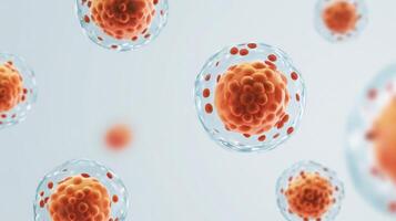 This visual representation illustrates how gold nanoparticles interact with blood cells, focusing on their potential for rejuvenation and cellular youthfulness. photo