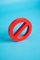 Red sign of prohibition NO. Restrictions, prohibitions. Laws. How not to do. Tips and warnings. Risk management, compliance education, or behavioral guides that outline forbidden actions photo