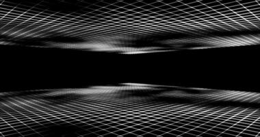 dois iminente horizontal paralelo grades. fundo para animando a cabeçalho ou logotipo. 1 video