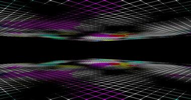 Two looming horizontal parallel grids. Background for animating the header or logo. 2 video