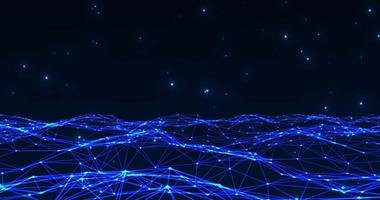 Plexus. Movable interlacing of dots and lines. Abstract animation.7 video